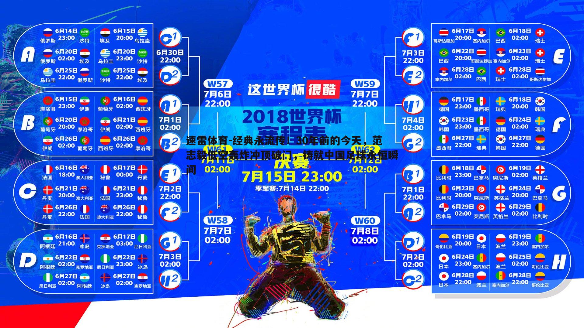 经典永流传！30年前的今天，范志毅低空轰炸冲顶破门，铸就中国足球永恒瞬间
